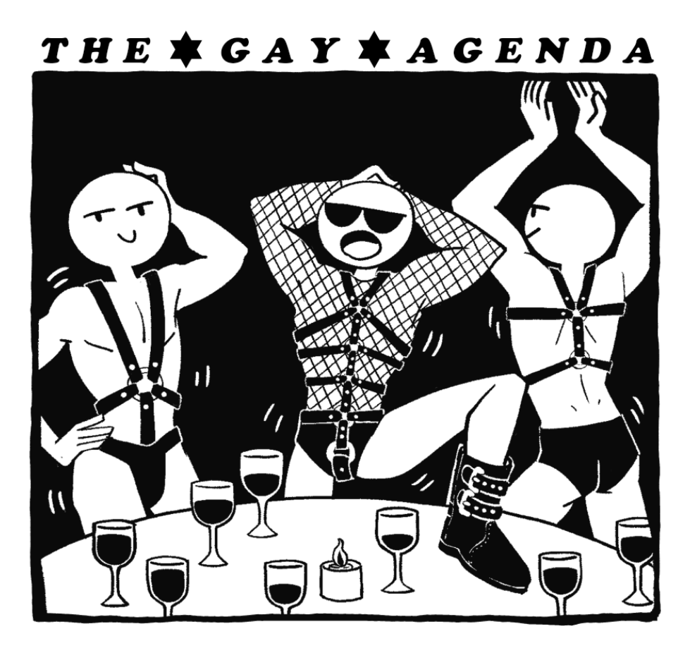 Gay Agenda Stickers Roots Metals 3740