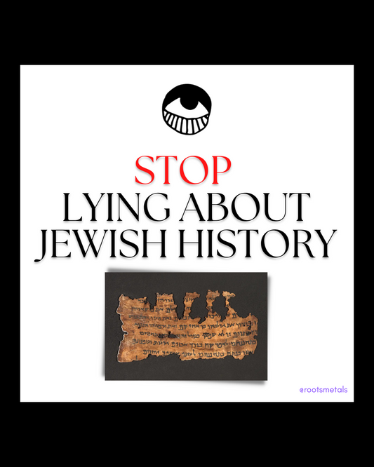 stop lying about Jewish history