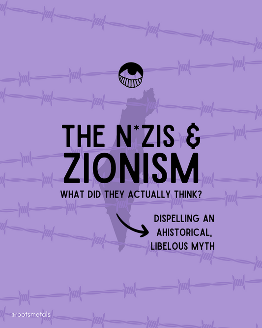 what the Nazis actually thought of Zionism