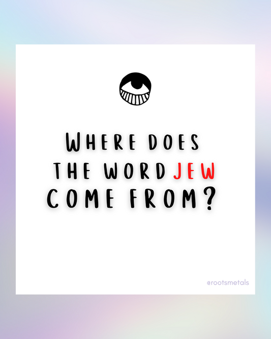 where does the word Jew come from?